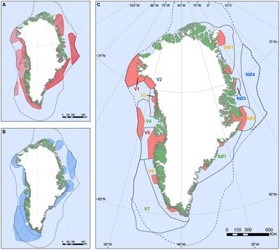 Kort over sårbare havområder ved Grønland