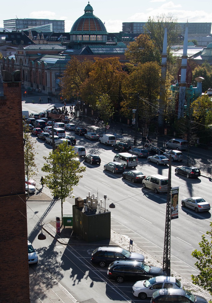 Trafikken på H.C. Andersens Boulevard i København. Foto: Stephan Bernberg Ingemann